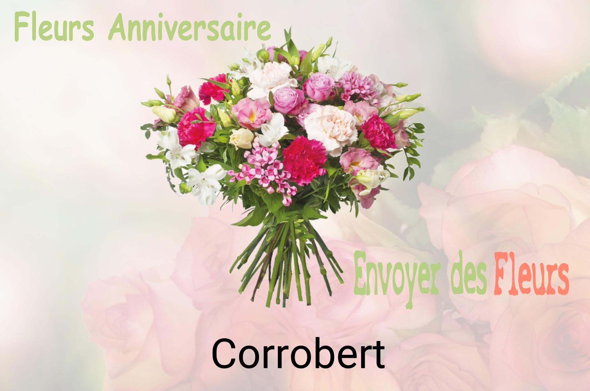 Bouquet de fleurs d’anniversaire livré à Corrobert